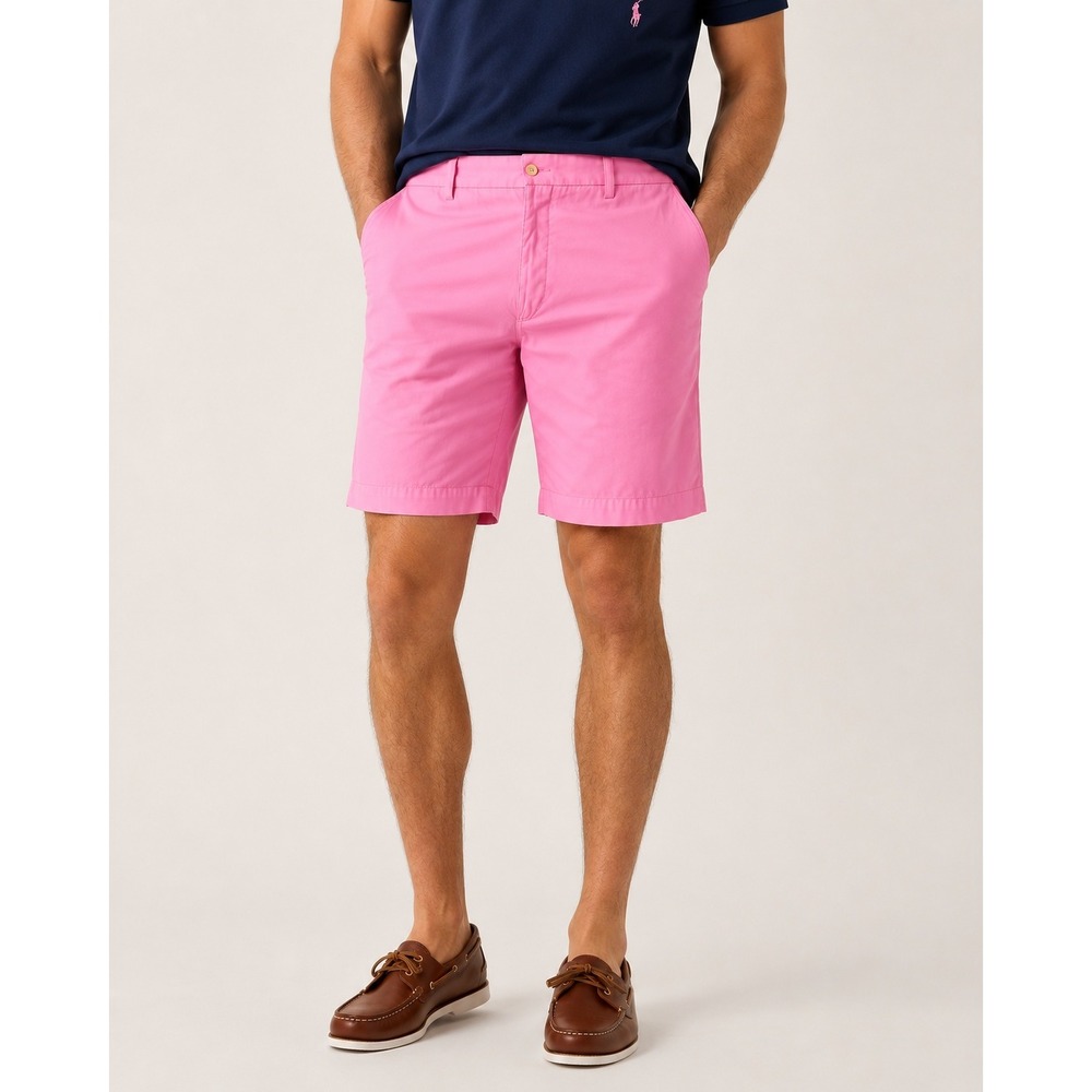 Polo Ralph Lauren Pink Pima Cotton Chino Shorts Classic Fit Preppy 32 Ivy League